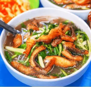 Hình ảnh Bún,Bánh đa: cá rô chiên giòn