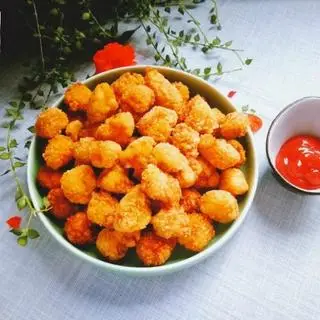 Hình ảnh Cơm gà viên chiên