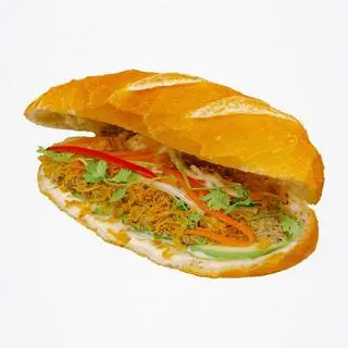 Hình ảnh Bánh mì chả lụa - chà bông