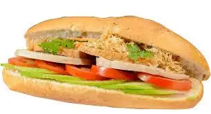 Hình ảnh Bánh mì chả lụa chà bông