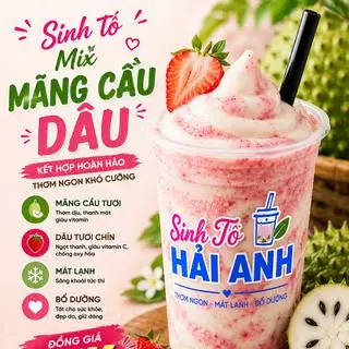 Hình ảnh Sinh Tố Mãng Cầu Mix Dâu