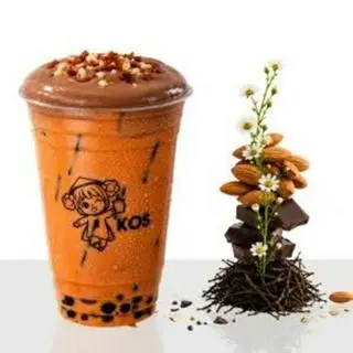 Hình ảnh Trà sữa Thái đỏ socola hạnh nhân