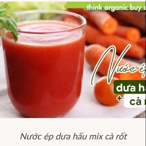 Hình ảnh Ép dưa hấu - cà rốt