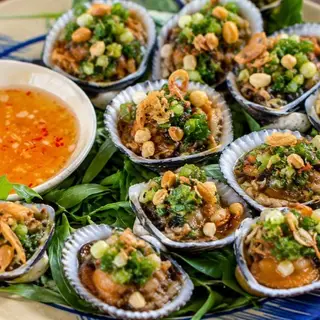 Hình ảnh Sò lông nướng mỡ hành