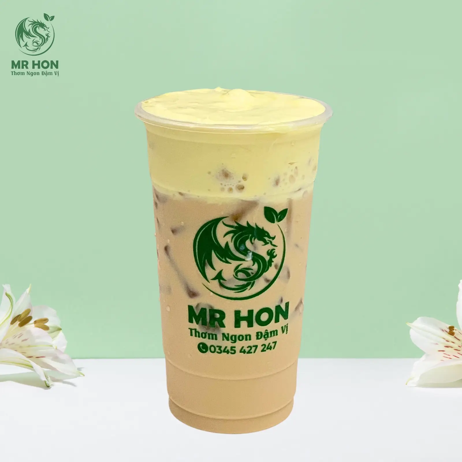 Hình ảnh Trà Sữa Kem Trứng Khè Size M