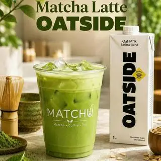 Hình ảnh Matcha  Latte OatSide - matcha mà đi với oatside thì chỉ có best seller