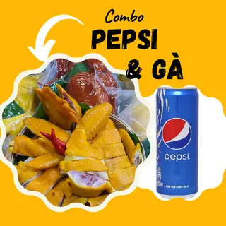 Hình ảnh Combo Gà ủ muối thảo mộc - Pepsi - 1/2 con