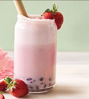 Hình ảnh Trà lipton sữa dâu