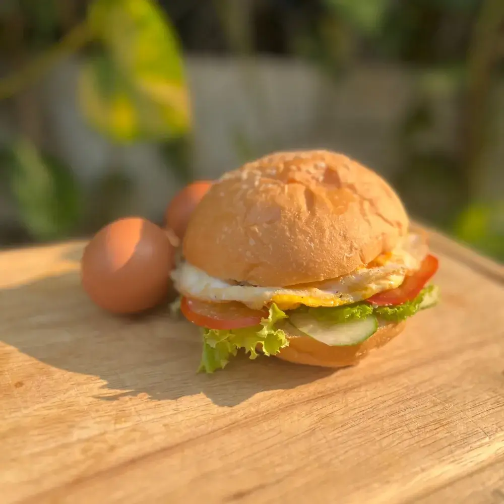 Hình ảnh Burger trứng