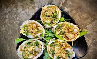 Hình ảnh Sò dương nướng mỡ hành