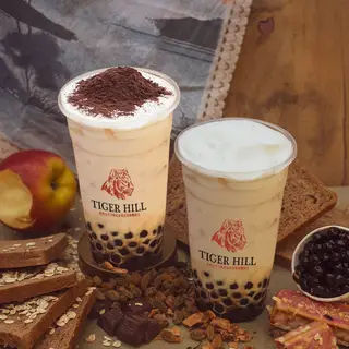 Hình ảnh Combo 5 - socola mix trân châu đường đen M - sữa tươi kem cheese trân châu đường đen M