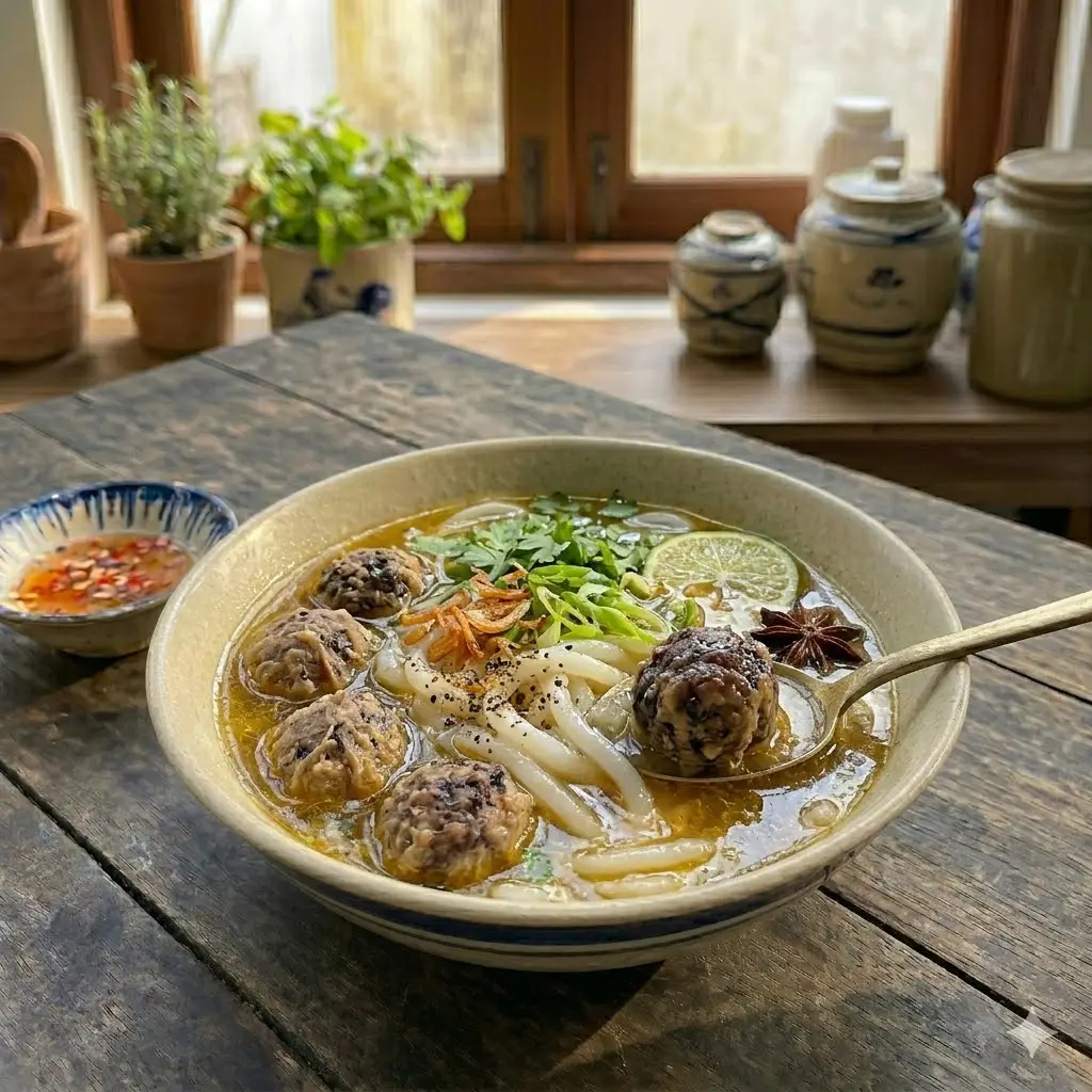 Hình ảnh Bánh canh thịt bò viên