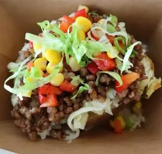 Hình ảnh Khoai tây nướng bò taco