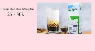Hình ảnh Trà sữa trân châu đường đen