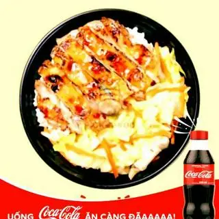 Hình ảnh Tô Cơm Gà Nướng Ngũ Vị - Kèm CoCa