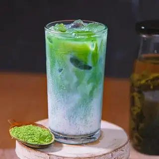 Hình ảnh Matcha latte nguyên vị