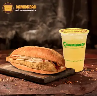 Hình ảnh Combo bánh mì pate trứng - sữa đậu
