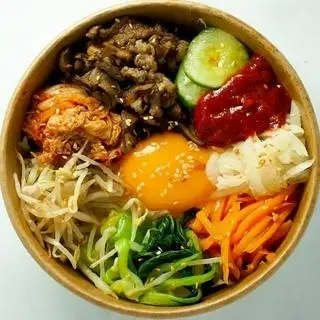 Hình ảnh Cơm trộn Hàn Quốc Chimico - Bò xào nấm