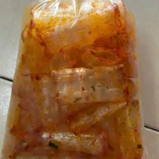 Hình ảnh Bánh tráng trộn tôm - hành