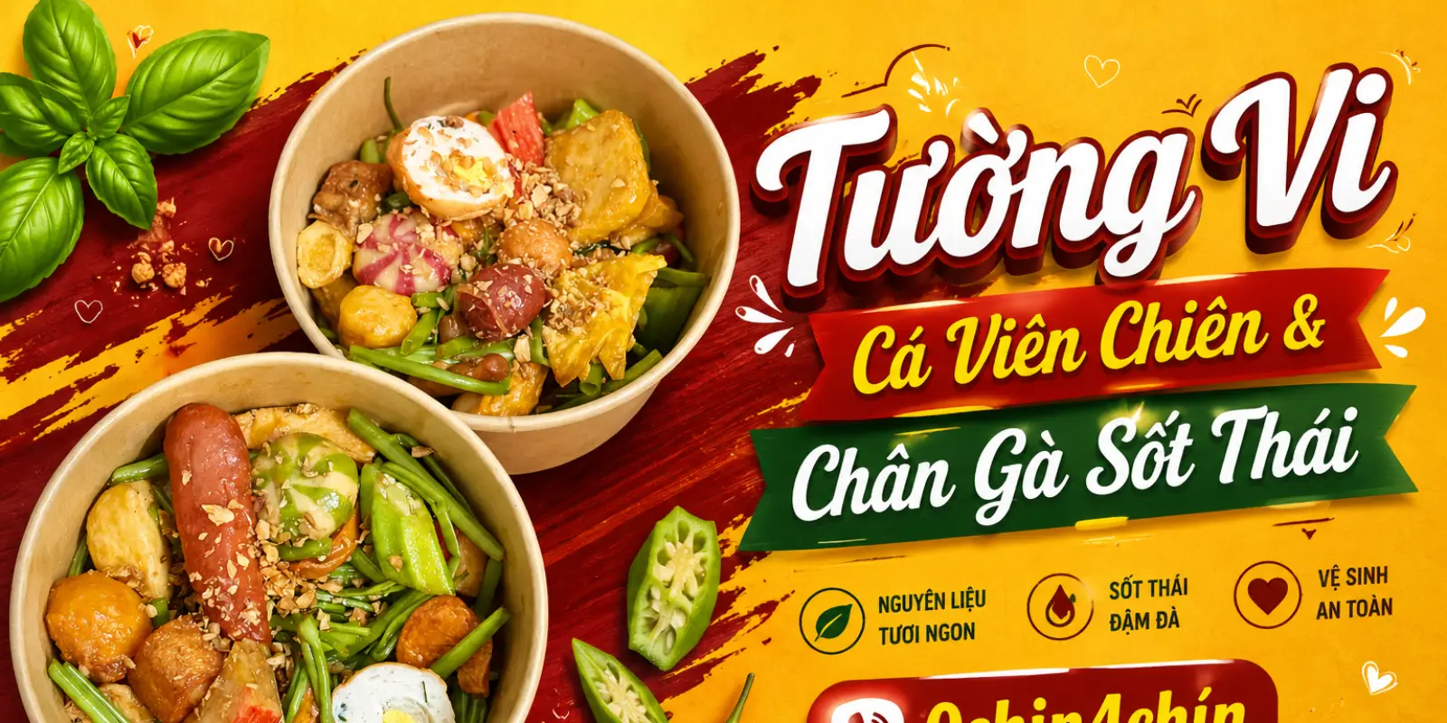 Hình ảnh Tường Vi - Cá Viên Chiên Nước Mắm, Trứng Non & Chân Gà Sốt Thái - Đoàn Văn Bơ