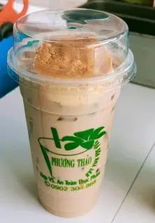 Hình ảnh Trà sữa truyền thống  trân châu đường đen bánh flan