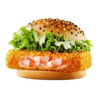 Hình ảnh Hamburger tôm