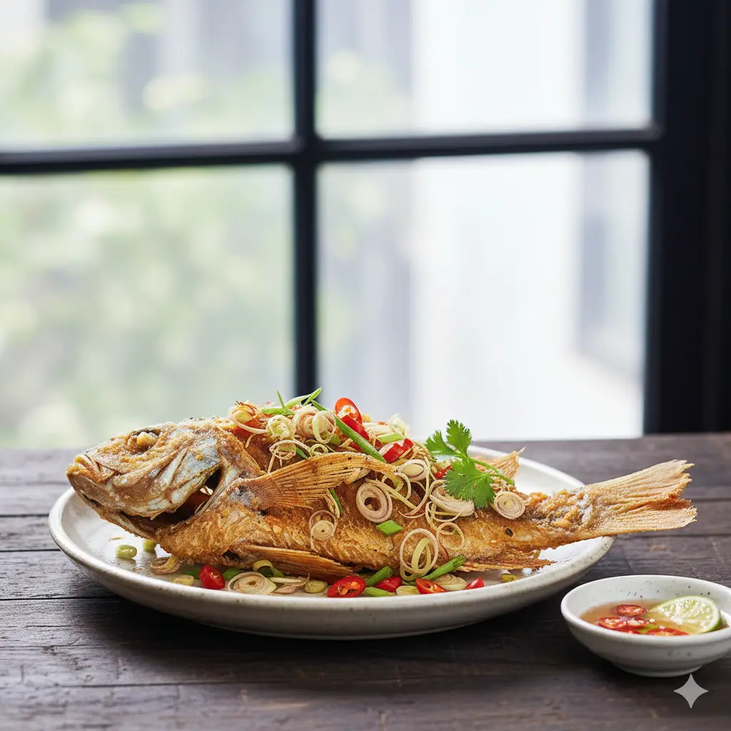 Hình ảnh Cá nục chiên