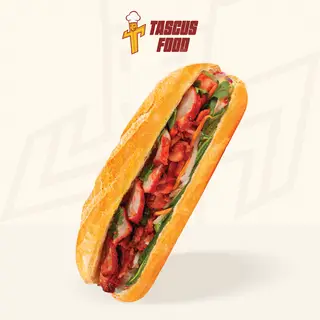 Hình ảnh Bánh mì heo nướng xá xíu