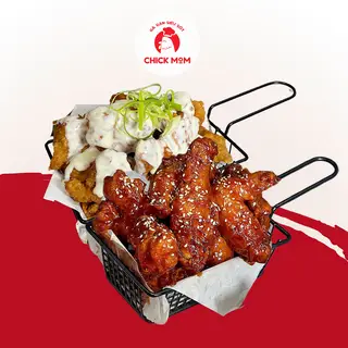 Hình ảnh Gà rán nửa con mix 2 sốt