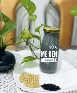 Hình ảnh Sữa mè đen đậu nành