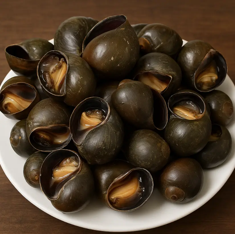 Hình ảnh óc lác xào tiêu đen