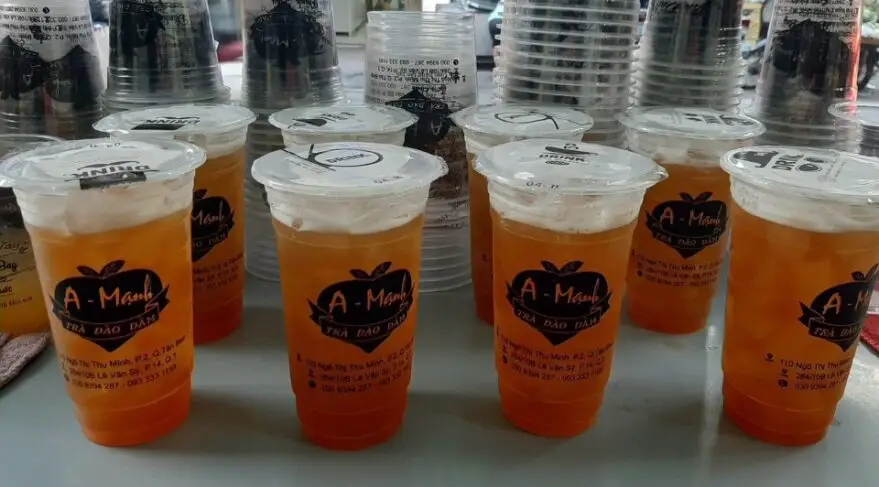 Hình ảnh Trà đào dằm