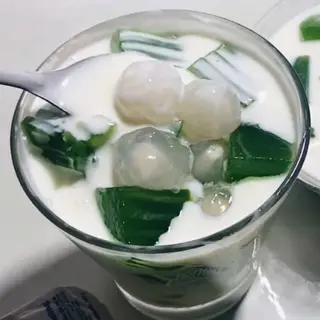 Hình ảnh Sữa chua thạch lá nếp - trân châu 3Q