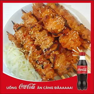 Hình ảnh 10 thịt xiên nướng - coca