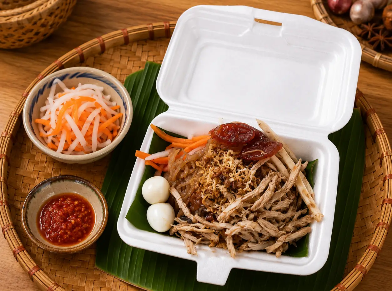 Hình ảnh Xôi Cậu Ba Bi - Xôi Mặn, Gà Xé & Xá Xíu - Cách Mạng Tháng Tám