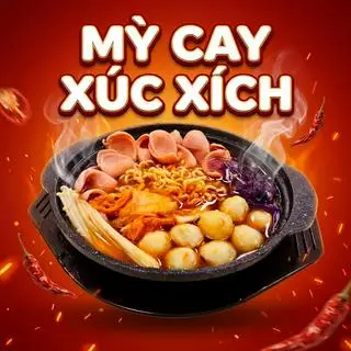 Hình ảnh Mỳ cay xúc xích