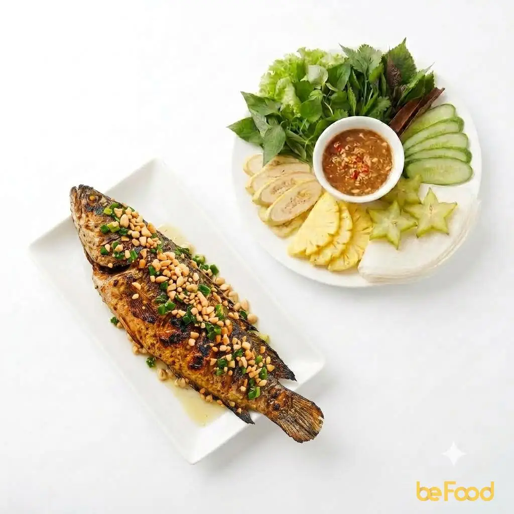 Hình ảnh Cá lóc nướng mọi
