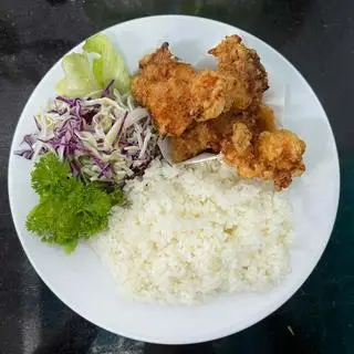 Hình ảnh Cơm gà chiên kiểu Nhật - karaage gohan