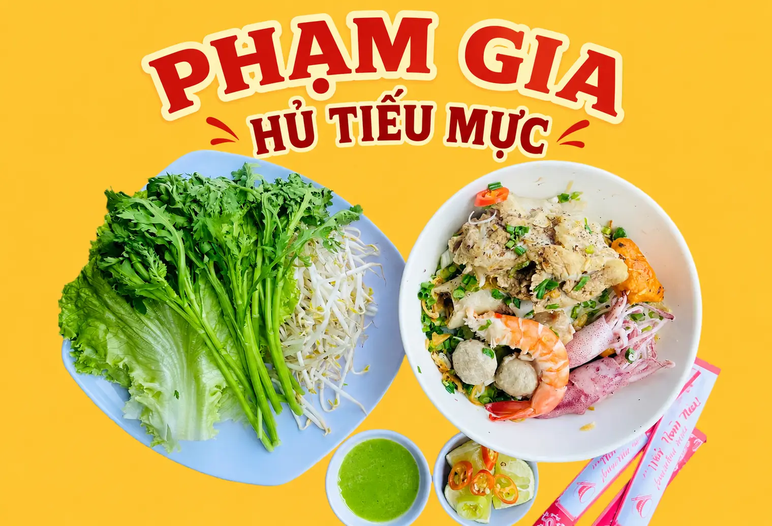 Hình ảnh Hủ Tiếu Mực Phạm Gia - Hoàng Sa
