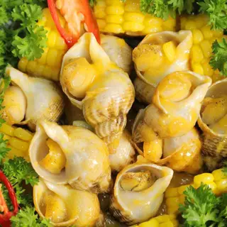 Hình ảnh Ốc bulot rang trứng muối