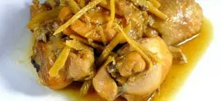 Hình ảnh gà kho gừng
