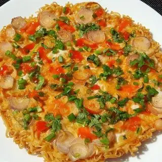 Hình ảnh Mì gói chiên 2 trứng