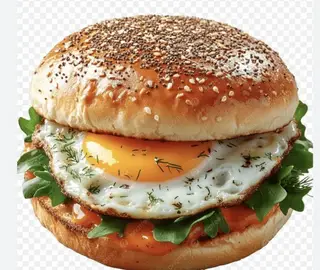 Hình ảnh Burger trứng