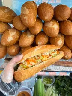 Hình ảnh Bánh mì ốp la 2 trứng
