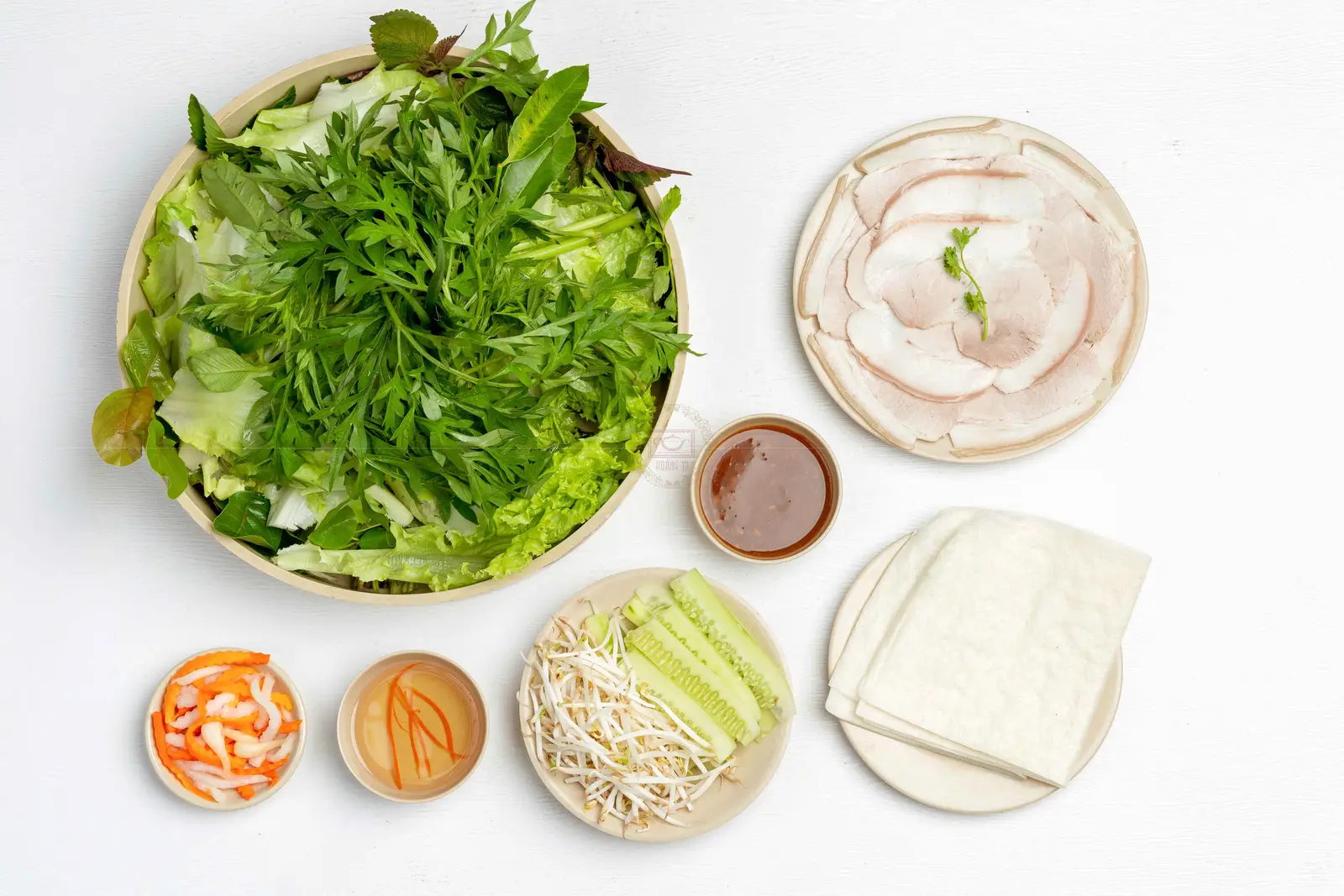 Hình ảnh Bánh Tráng Thịt Đùi - 2 Người