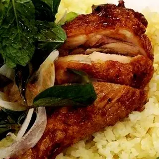 Hình ảnh Cơm gà roti - cơm thêm
