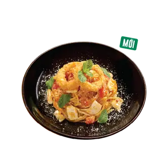 Hình ảnh Mỳ Ý Hải Sản Calamri Xốt Nước Mắm