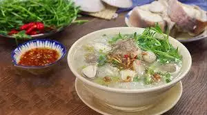 Hình ảnh Cháo cá lóc rau đắng