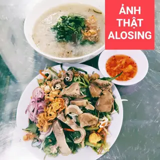 Hình ảnh Cháo - gỏi lòng vịt - gan mề huyết