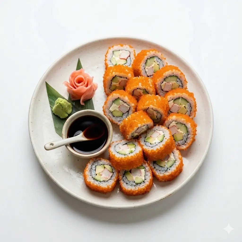 Hình ảnh Set tổng hợp roll & nigiri - full Topping